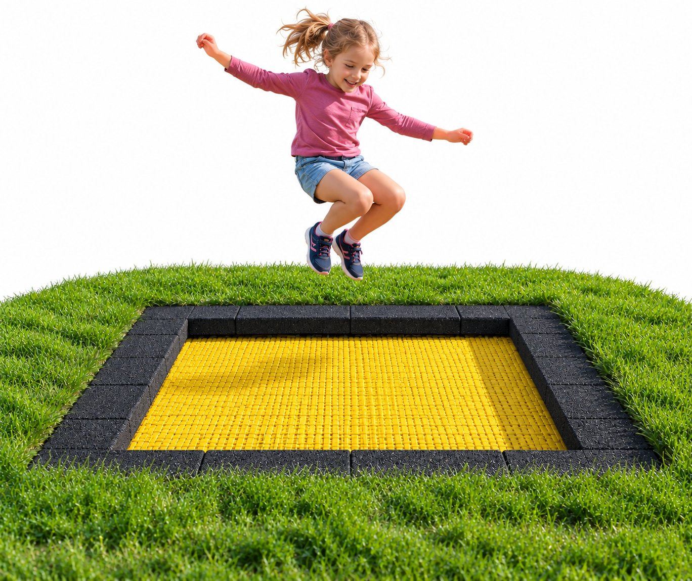 Bodentrampolin Medium ST 142 x 142 cm