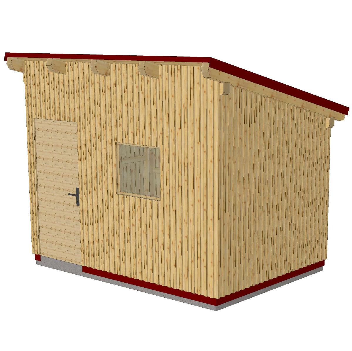 Gartenhaus 250 x 350