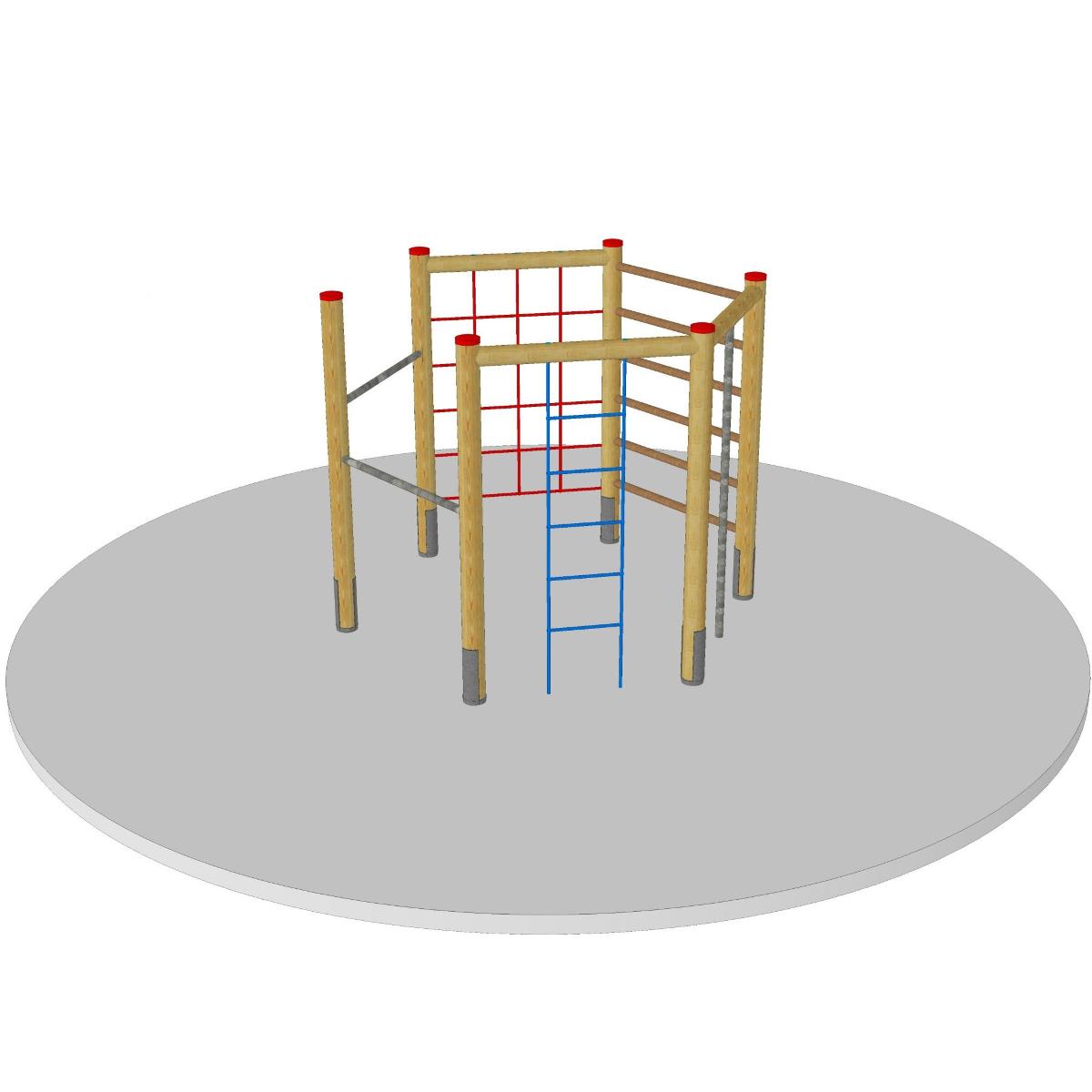 Kletter-Sechseck
