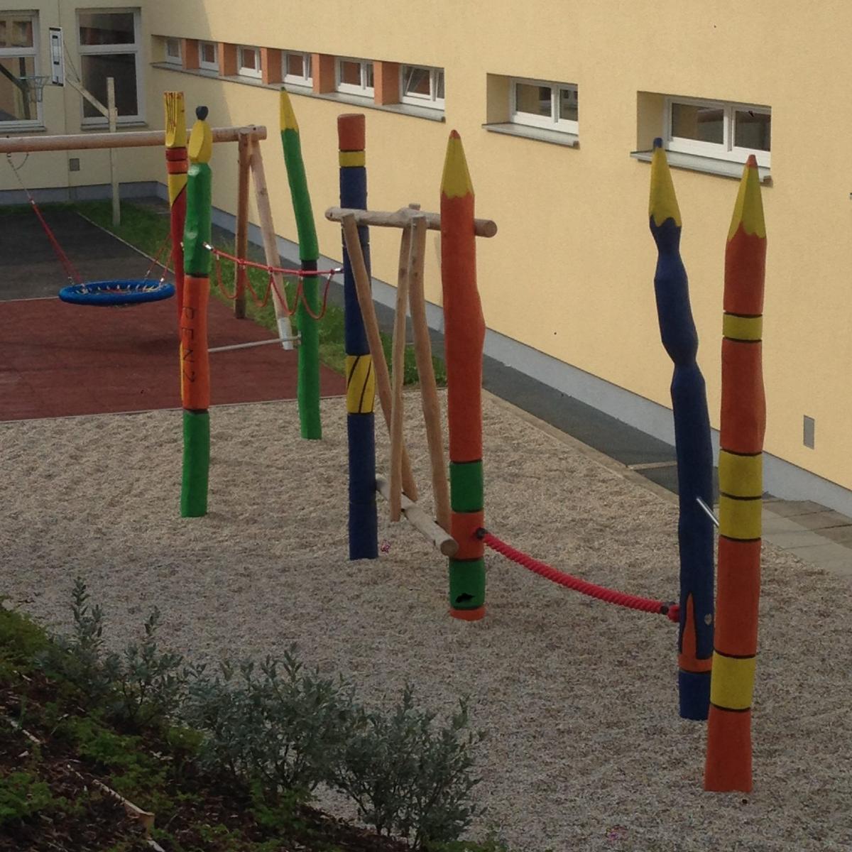 Kletterpacours Zick-Zack Stifte