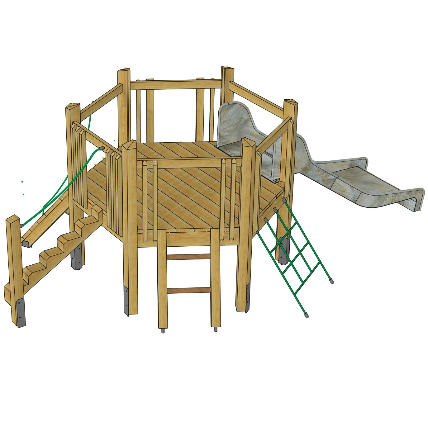 6-Eck Turm "MIA"